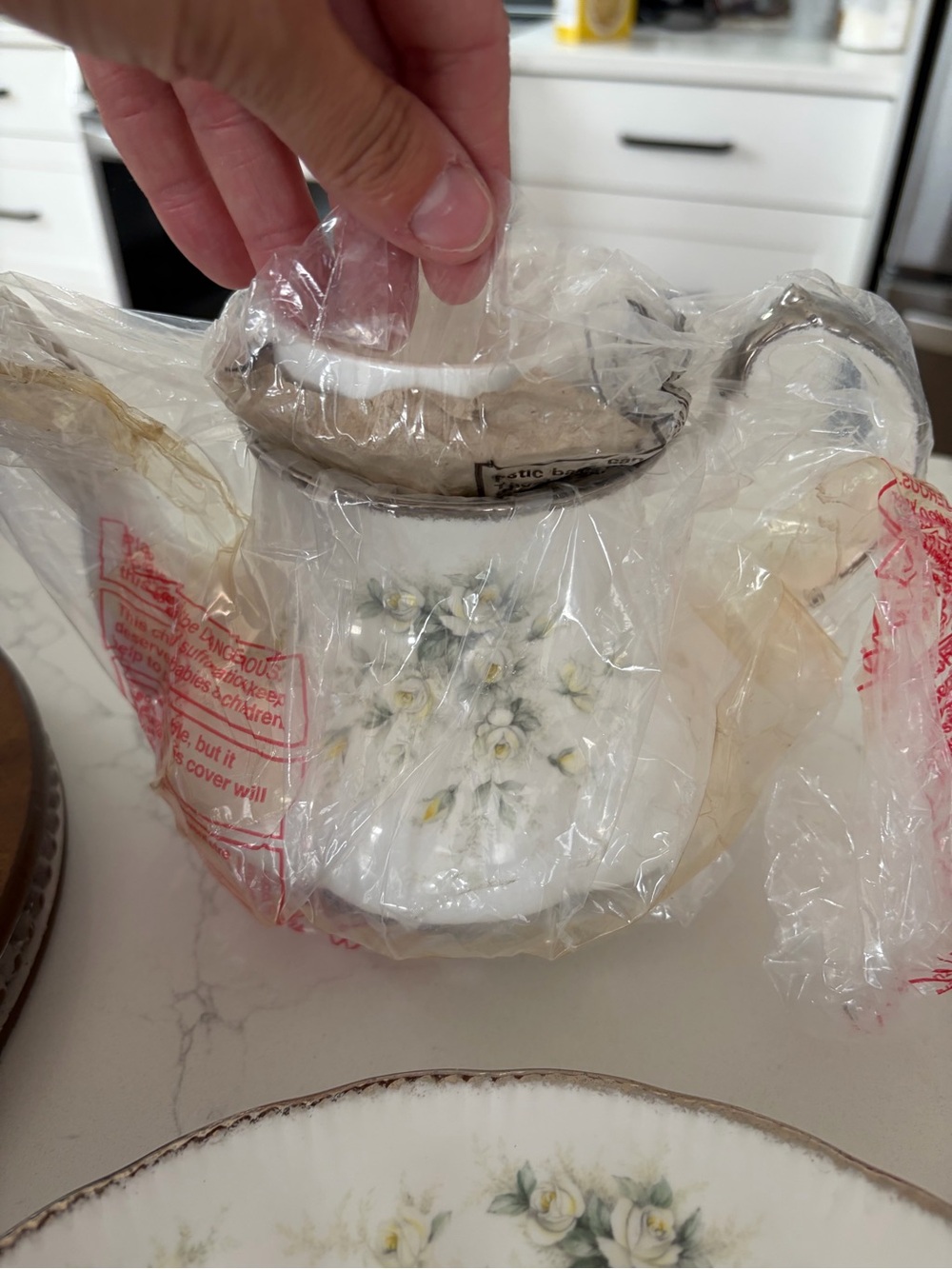 Royal Doulton White and Yellow Floral items with Gold Trim